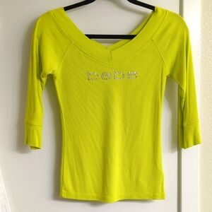 3/4 sleeve Bebe top